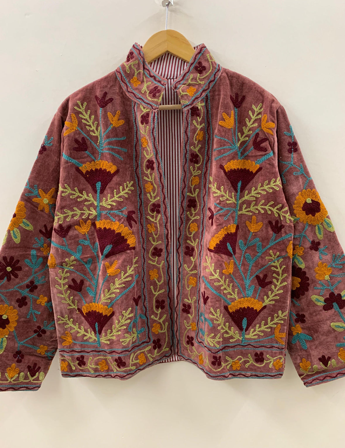 Chaqueta terciopelo reversible