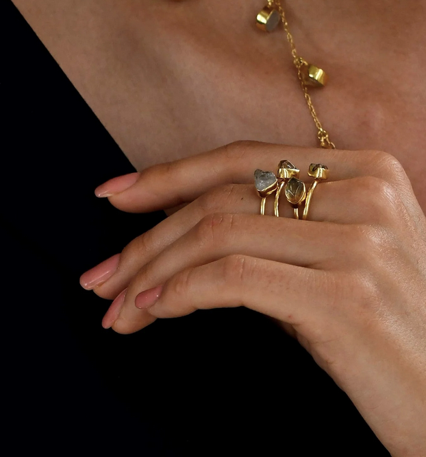 SET ANILLOS PERLA