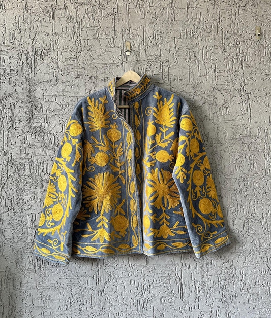 Chaqueta terciopelo reversible