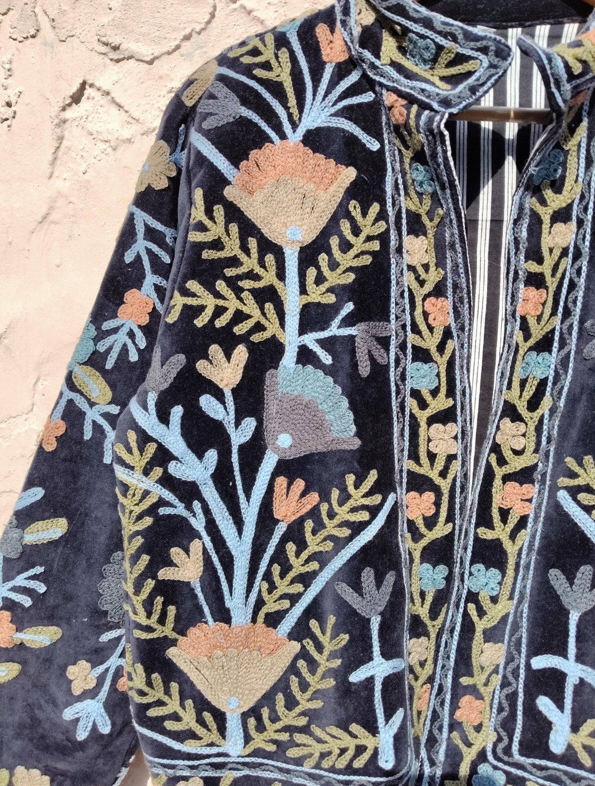 Chaqueta terciopelo reversible