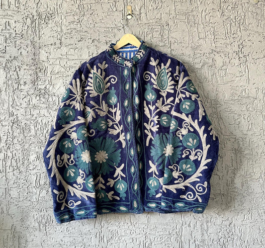 Chaqueta terciopelo reversible