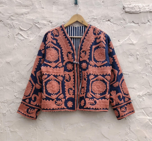 Chaqueta terciopelo reversible