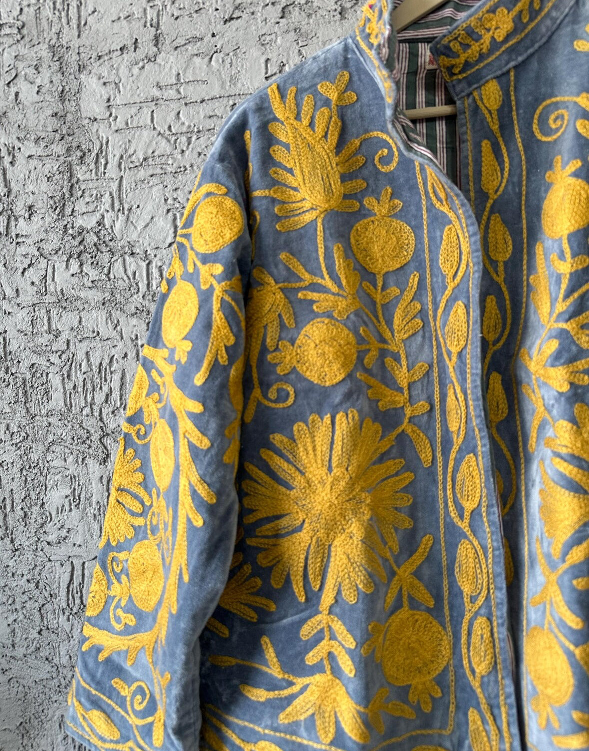 Chaqueta terciopelo reversible