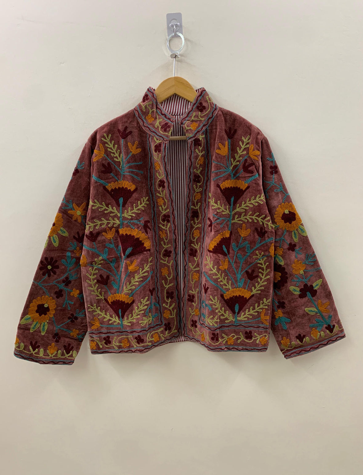 Chaqueta terciopelo reversible