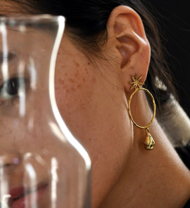PENDIENTES PERLA Y CANELA