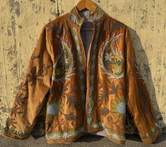 Chaqueta terciopelo reversible