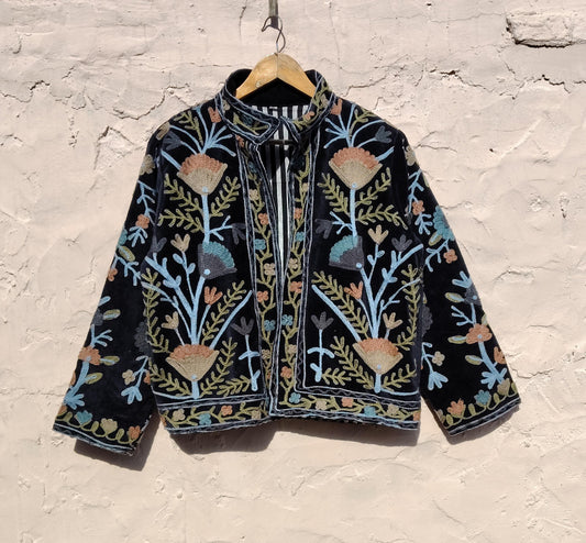 Chaqueta terciopelo reversible