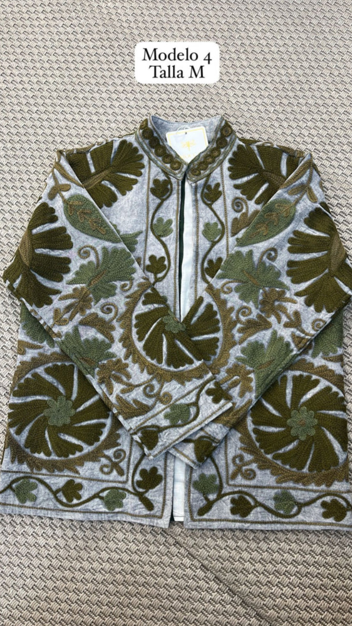 Chaqueta terciopelo reversible